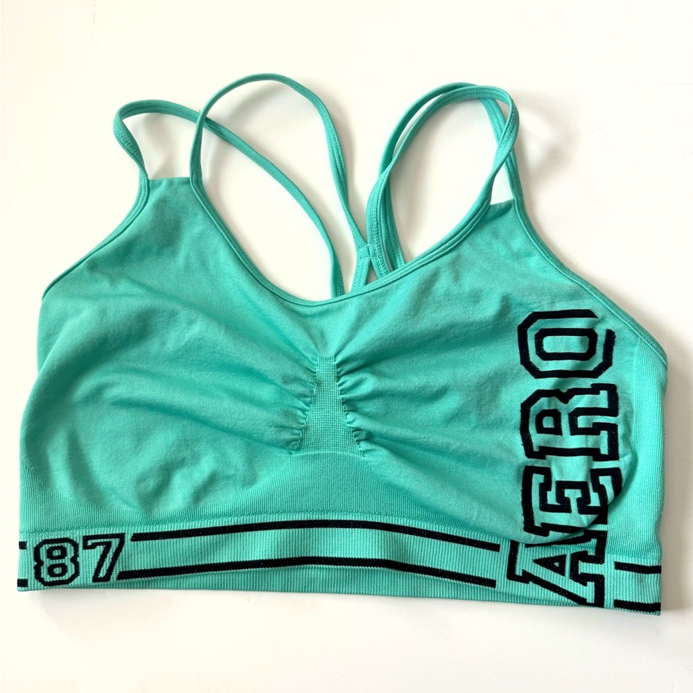 Aero Teal Sports Bra